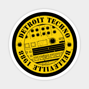 909 Drum Machine Detroit Techno Magnet